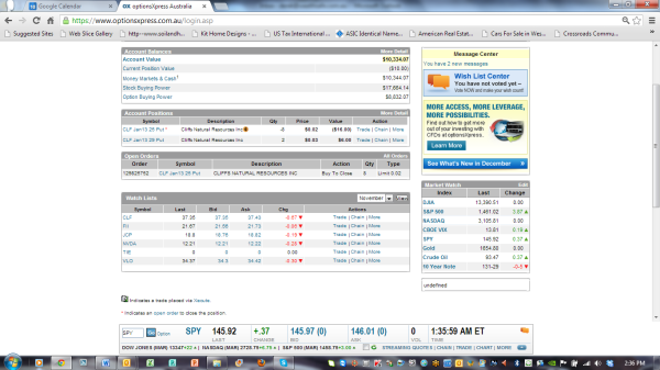 Closing out a liability & locking in a profit (5)