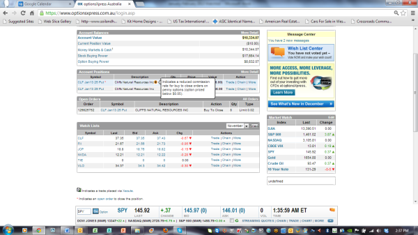 Closing out a liability & locking in a profit (6)