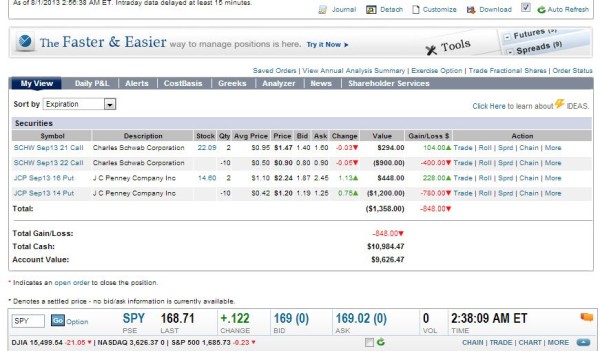 Using the trading platform (13)